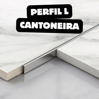 Perfil L Filet Soleira Cantoneira Aço inox 1M Envio Rapido em Oferta na Shopee