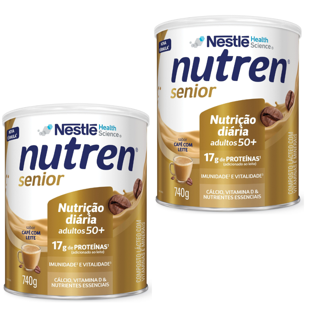 Nutren Senior Nestle 740gr (Sabor Café c/ Leite)