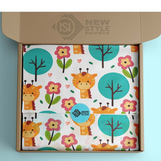 Papel de seda Premium 35x50 cm GIRAFA em Oferta na Shopee