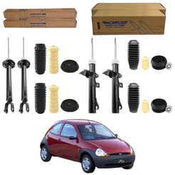 KIT 4 AMORTECEDOR FORD KA 1997 A 2007 MONROE + KIT
