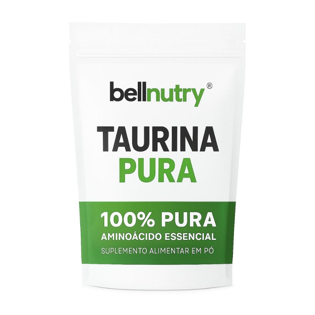 Taurina 100% Pura Bellnutry Alimentos 500g – Sem Glúten com Laudo em Oferta na Shopee