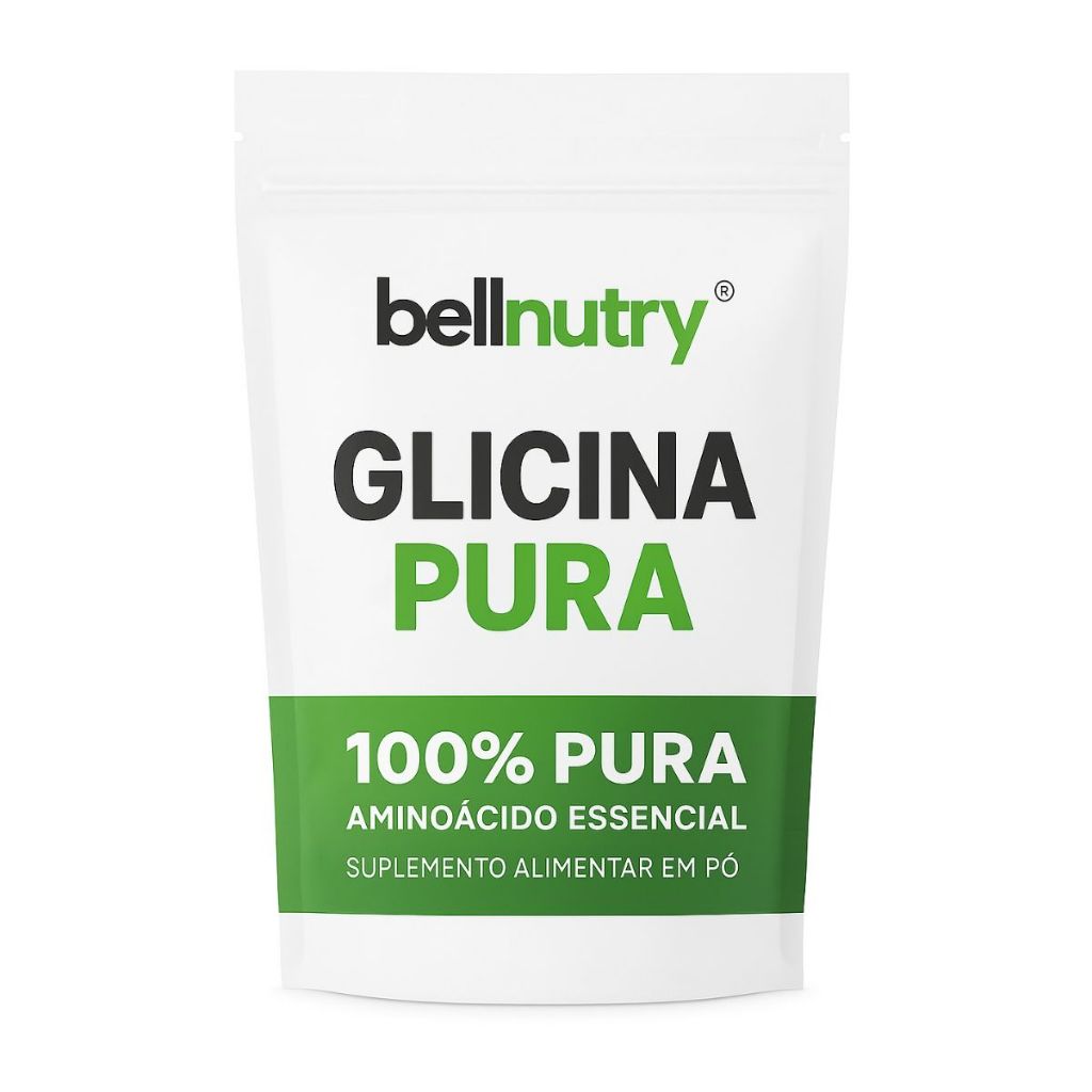 Glicina 100% Pura BellNutry | Energia, Sono e Recuperação | Com Laudo Original em Oferta na Shopee