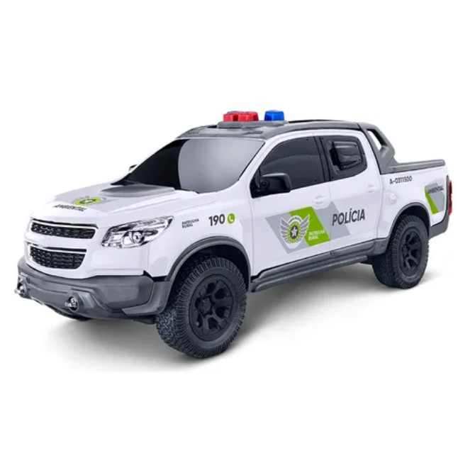 Miniatura Viatura Pick-up S10 Ambiental Roma Brinquedos