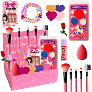 Kit Maquiagem Infantil Princesa Completa Linda Presente Meninas Fofa em Oferta na Shopee