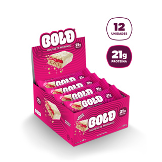 Barra de Proteína BOLD Mousse de Morango, (20g de Proteína) - Caixa com 12 unidades em Oferta na Shopee