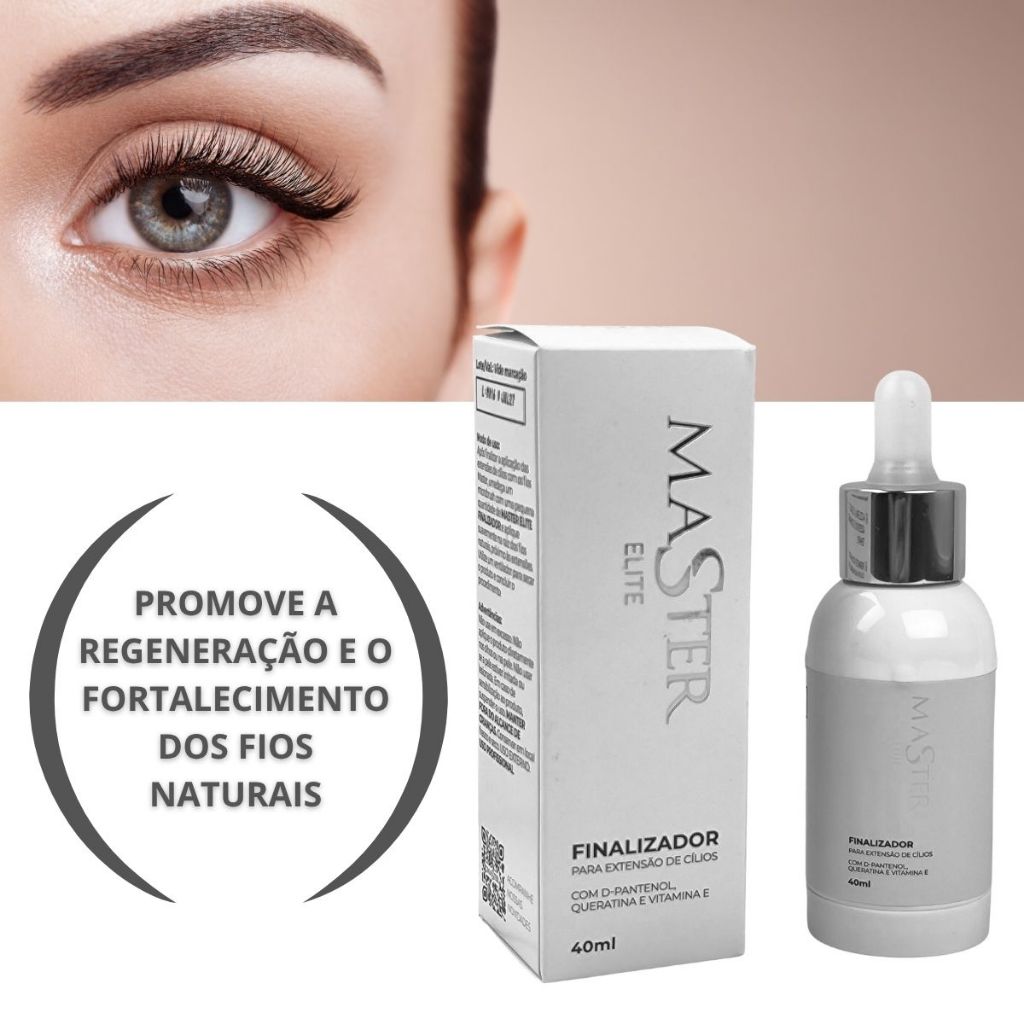 Master Elite Finalizador 40ml Para Alongamento De Cílios · foto 2