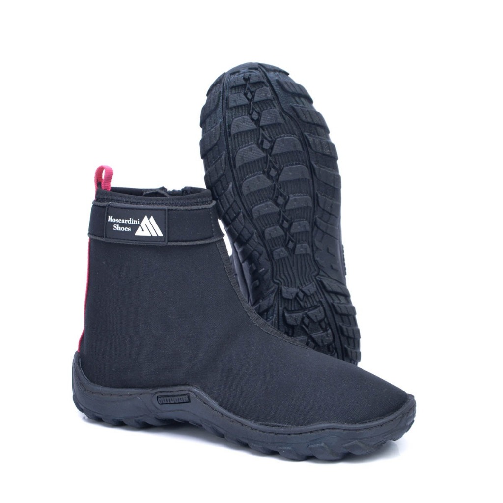 BOTINHA PESCA CANO CURTO PROTETORA TRILHA ADVENTURE UNISSEX ZIPER VELCRO LANÇAMENTO MS