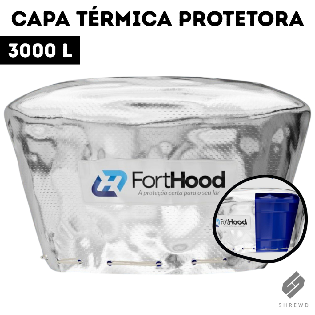 Capa Protetora Térmica De Polietileno Para Caixa D’Agua 3000 Litros