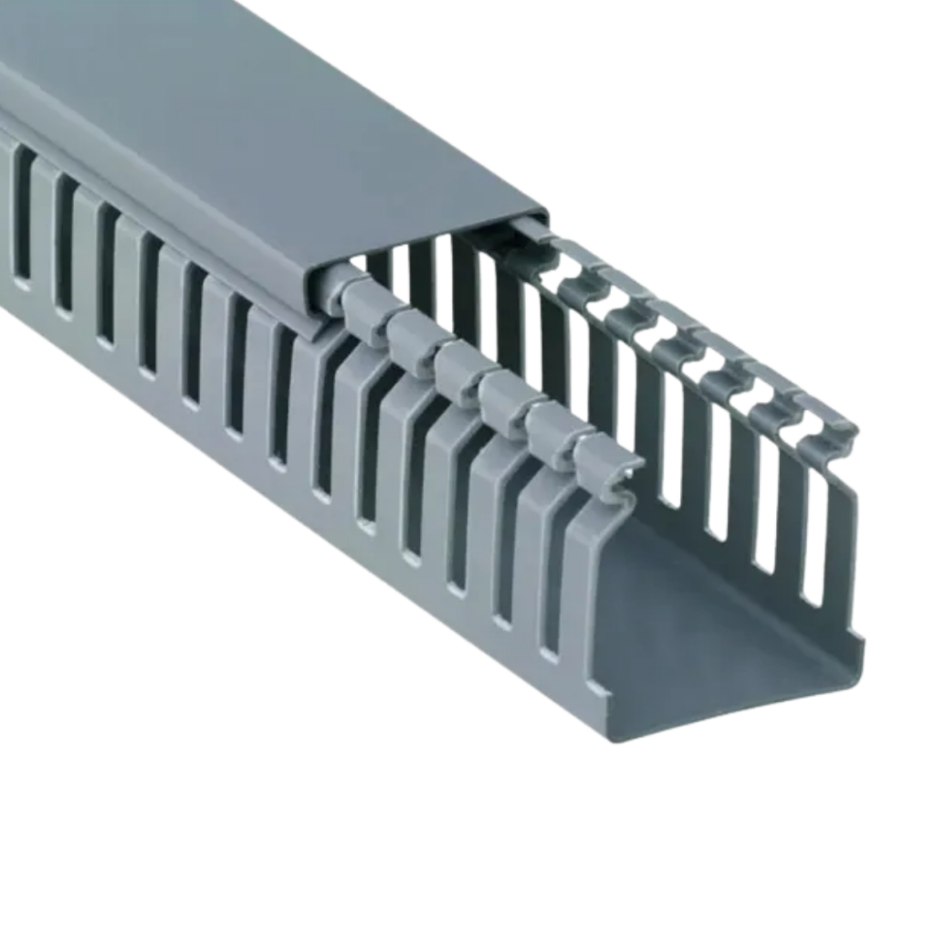 Canaleta Elétrica Aberta PVC 30mm x 50mm 2 metros em Oferta na Shopee