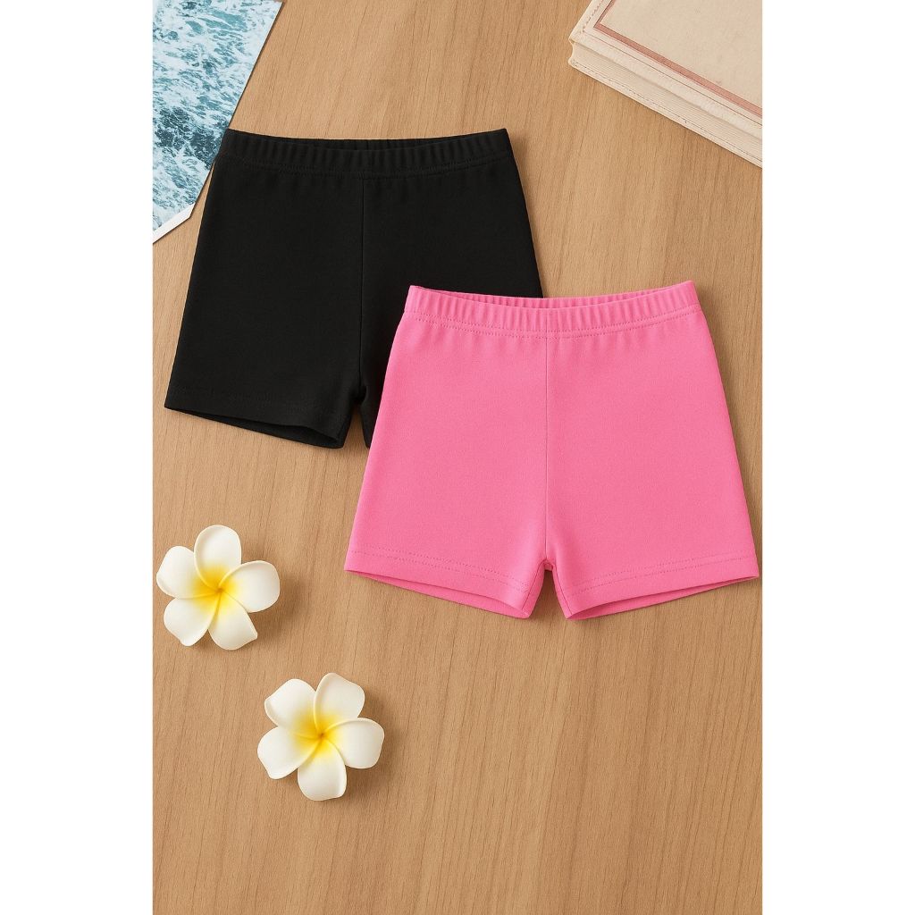 Kit 2 Shorts Infantil Básico Conforto e Liberdade  Básico, versátil para o Dia a Dia !"Qualidade+conforto+economia