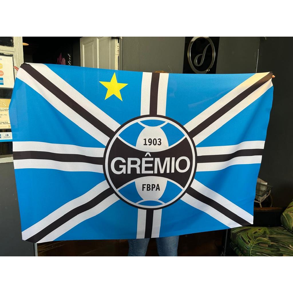 Bandeira GREMIO Tecido Oxford- Acabamento a Laser
