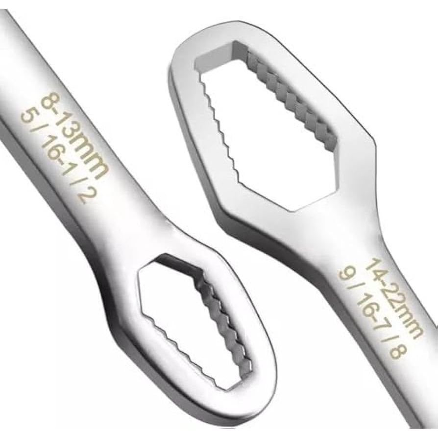 Chave Boca Fixa Aço ferramenta Universal -  Chave Universal Multibocas - 8mm A 22mm (5/16 a 7/8)