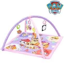 Tapete de Atividades Infantil Educativo Patrulha Canina Dobrável Brinquedo Bebê Conforto Diversão