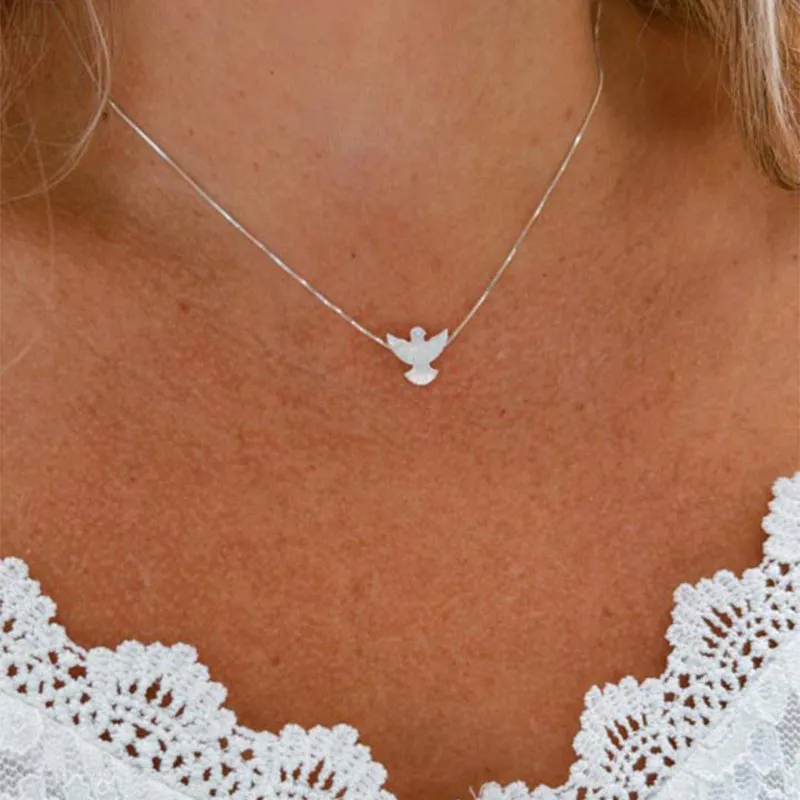 Colar Espirito Santo Madreperola + Pulseira Espirito Santo Madreperola ( Prata 925 )