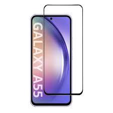 Películas ( Galaxy A55 ) De Vidro 3D + lenço De Limpeza