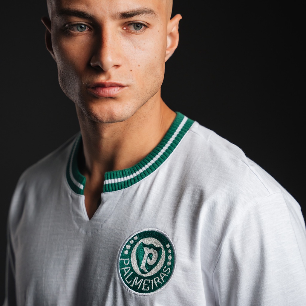 Camisa Palmeiras Retrô 1972 Branca Masculina Oficial em Oferta na Shopee