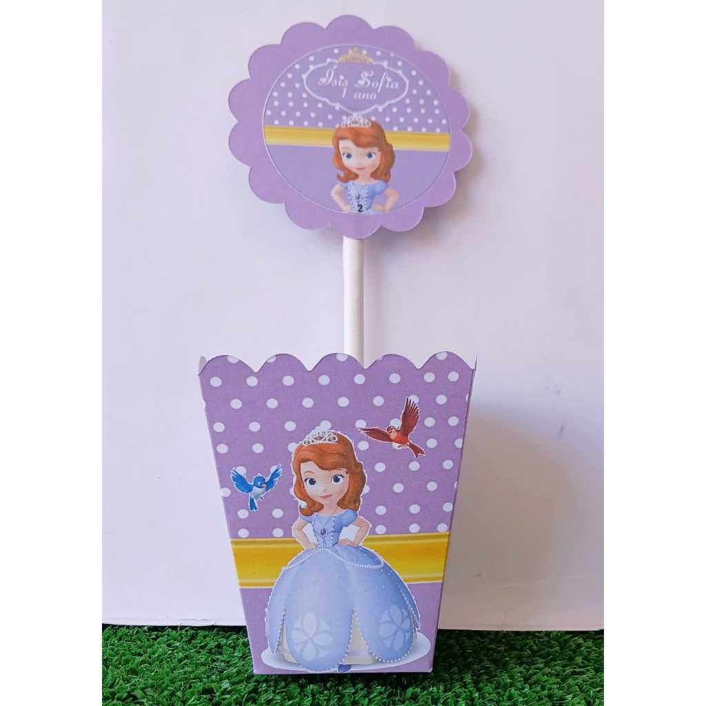 Centro de mesa cachepot Princesa Sofia - PEGUE E MONTE em Oferta na Shopee