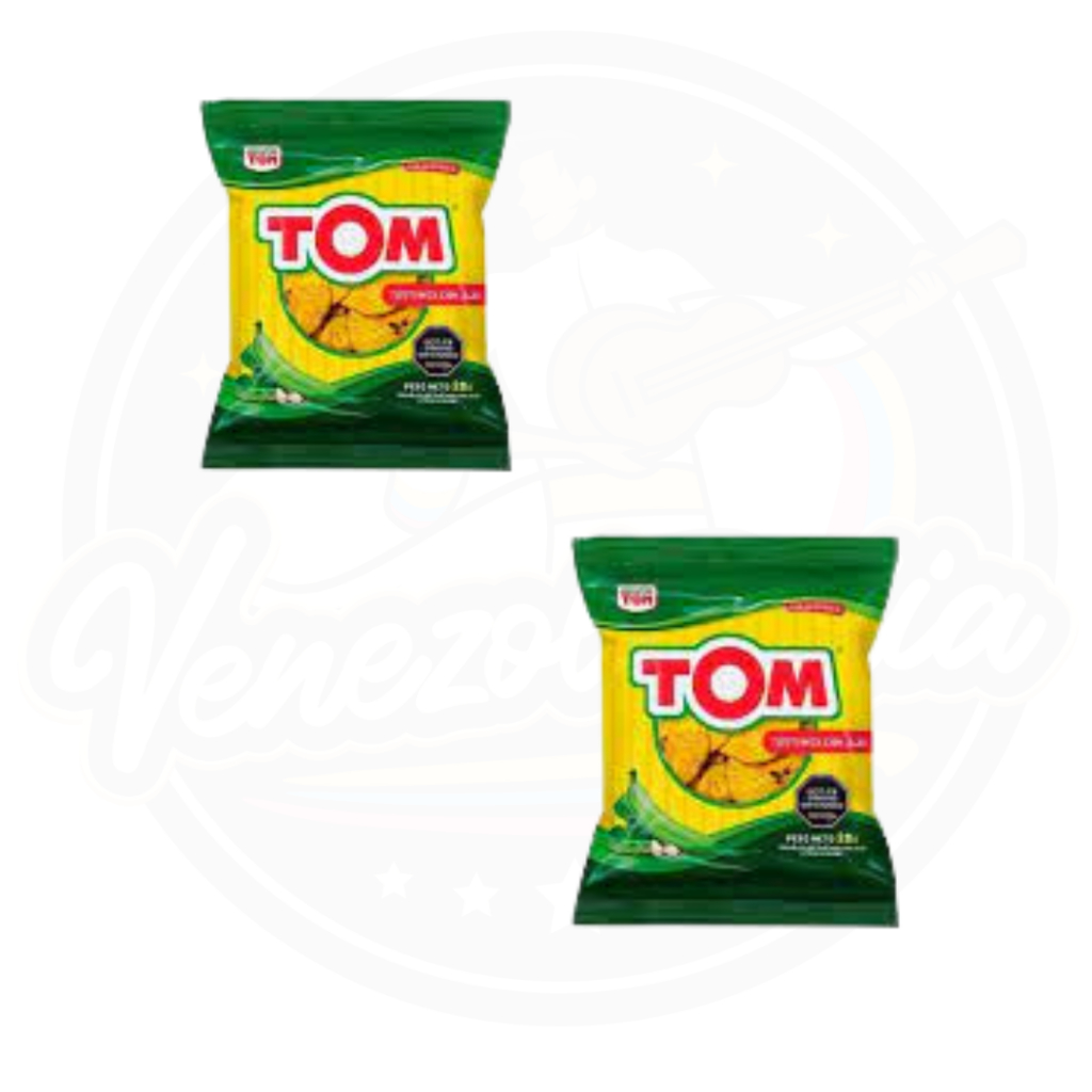 TOM Platanitos – Snack de plátano frito venezolano. em Oferta na Shopee