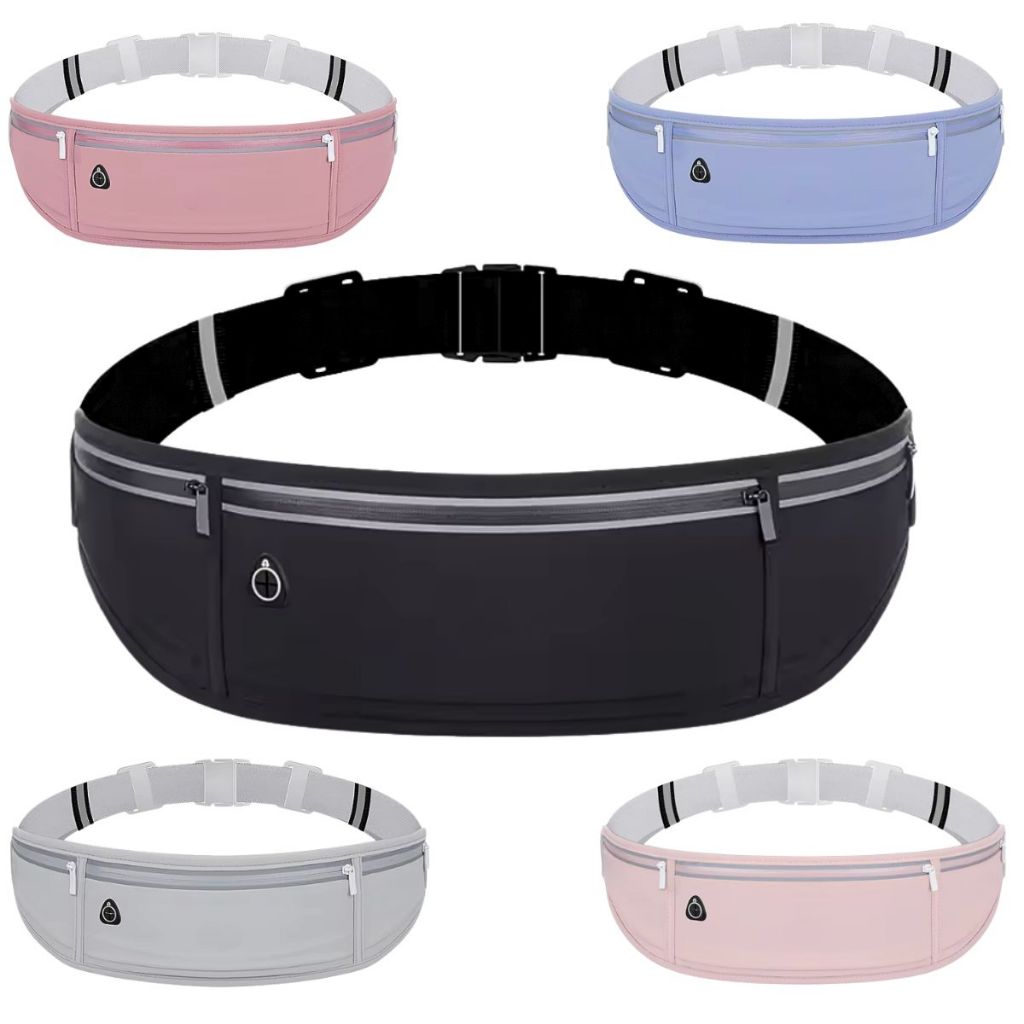 Pochete Fit Slim Impermeável Esportiva Corrida Academia Porta Celular Bike Unissex Com Saída Fone