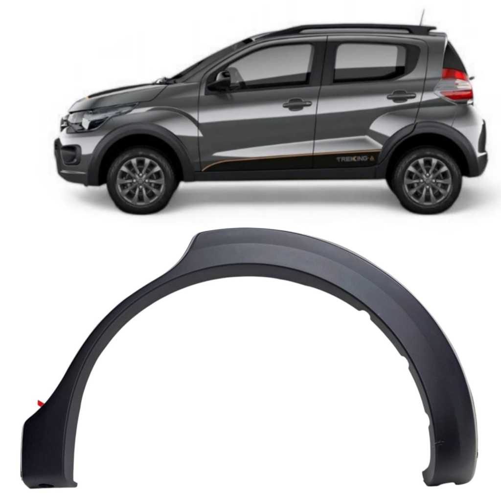 Moldura Aplique Paralama Traseiro Fiat Mobi 2017/2025 Lado Esquerdo Original