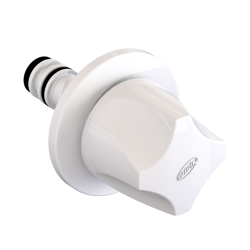 Reparo Para Registro De Pressão Com Canopla Búzios Luxo Branco Durín