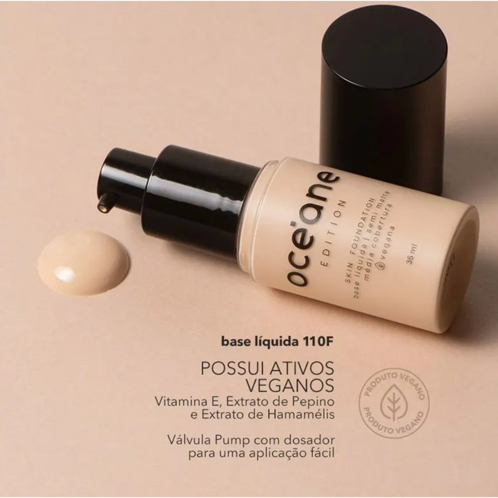 Base Líquida Semi-Matte – Skin Foundation Océane Edition 35ml