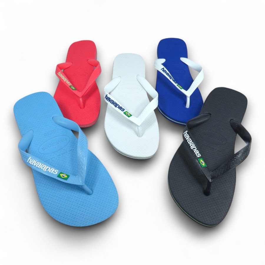 Chinelo Unissex Havaianas Brasil Logo 4110850 em Oferta na Shopee