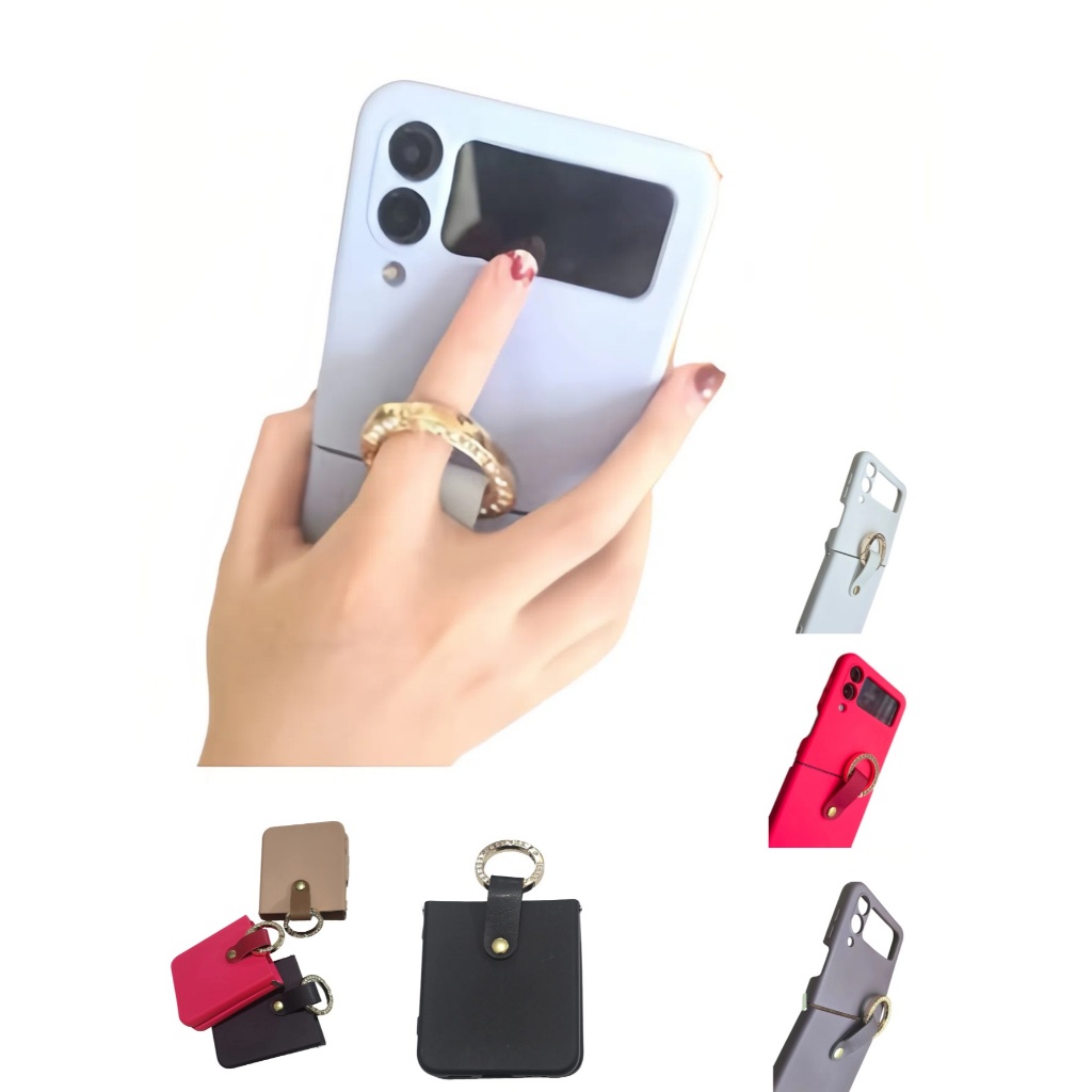 Capa Compatível Z flip 4 5 6 Anel suporte Chaveiro com Strass Aveludada proteção .pode ser anexado com cordão em Oferta na Shopee