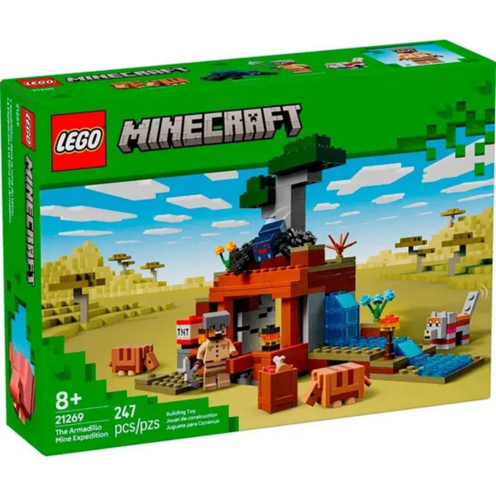 Lego Minecraft Expedição Da Mina - 247 Peças