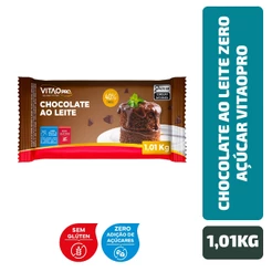 Chocolate Ao Leite Zero Açúcar VitaoPRO 1,01 Kg