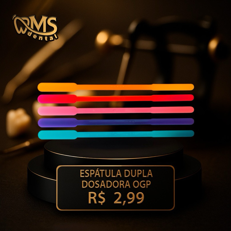 Espátula dupla dosadora
