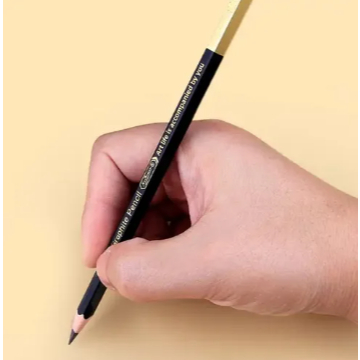 Kit 12 Lápis Esfuminho Grafites 8mm Bowen 2h-8b Profissional Desenho Artístico Esboço e Sombras