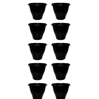 Kit Vasos Redondos 5,5L Terracota ou Preto Jardim Plantas Suculentas Decoração em Oferta na Shopee