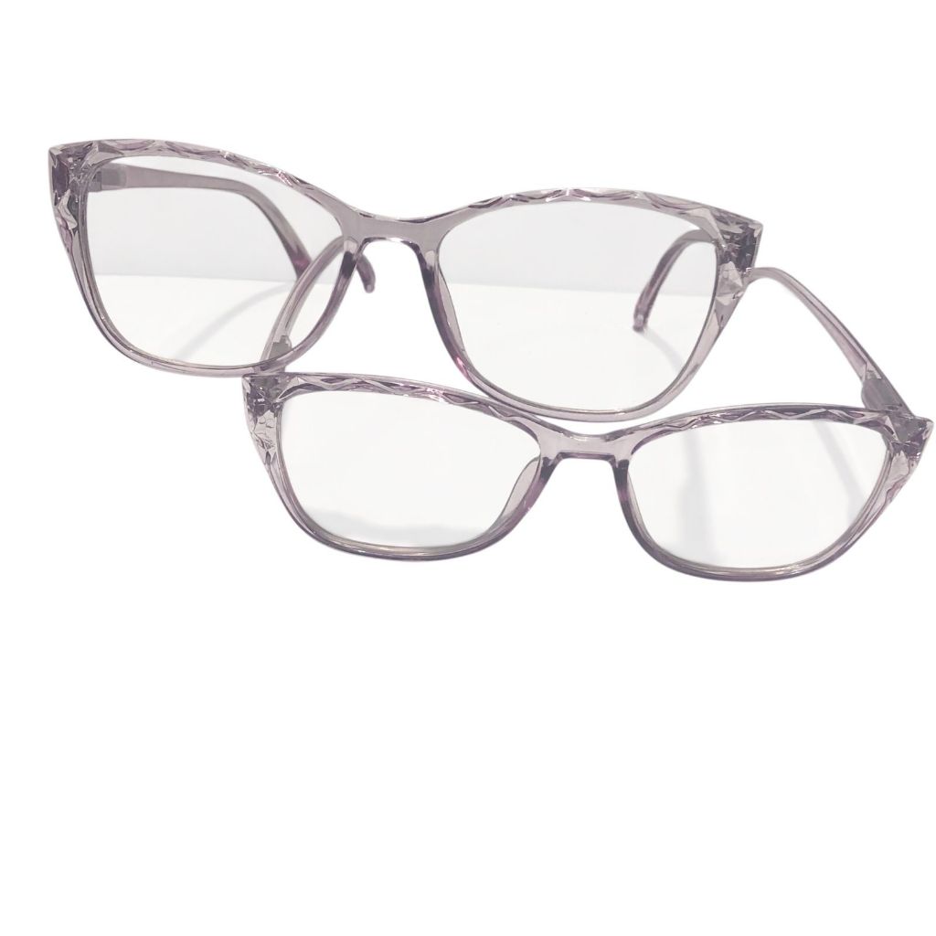 Óculos Feminino Colorido Com Grau Rosado Para Perto De 0,25 á 5,0 em Oferta na Shopee