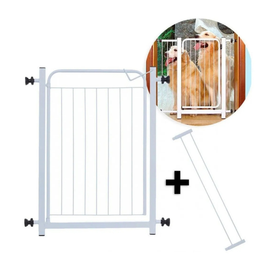 Portão Segurança Pet Grade Aramado Crianças Cães e Outros Pets