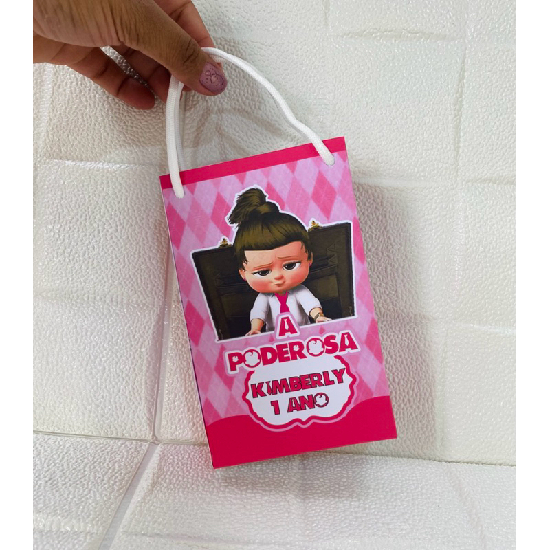 Sacolinha Personalizada (PEGUE E MONTE) Poderosa Chefinha Lembrancinhas, Sacolas e Mimos para Festa