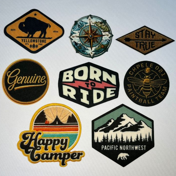 Etiqueta Masculino e Feminina - Aplique Termocolante Para Tecido - Kit com 08 unidades em Oferta na Shopee