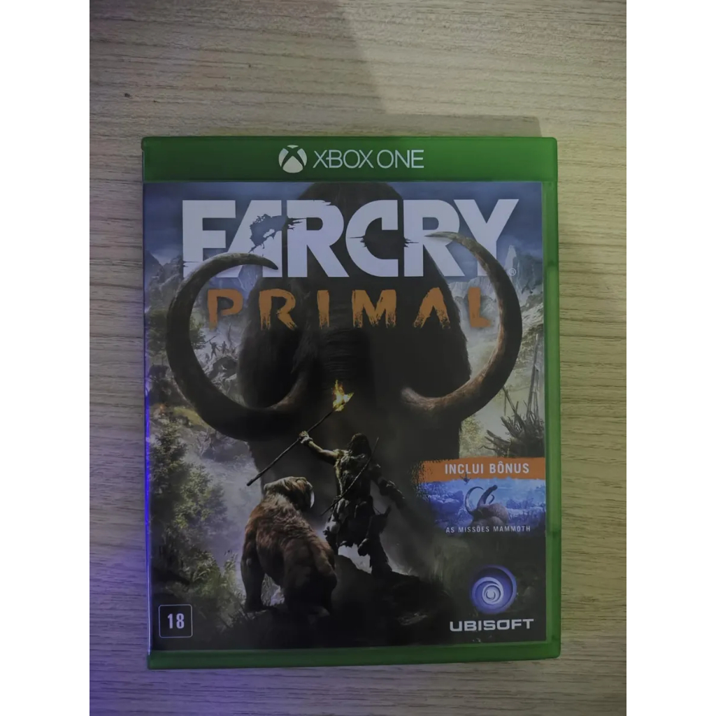 Jogo Far Cry Primal Original Mídia Física Xbox One - Usado