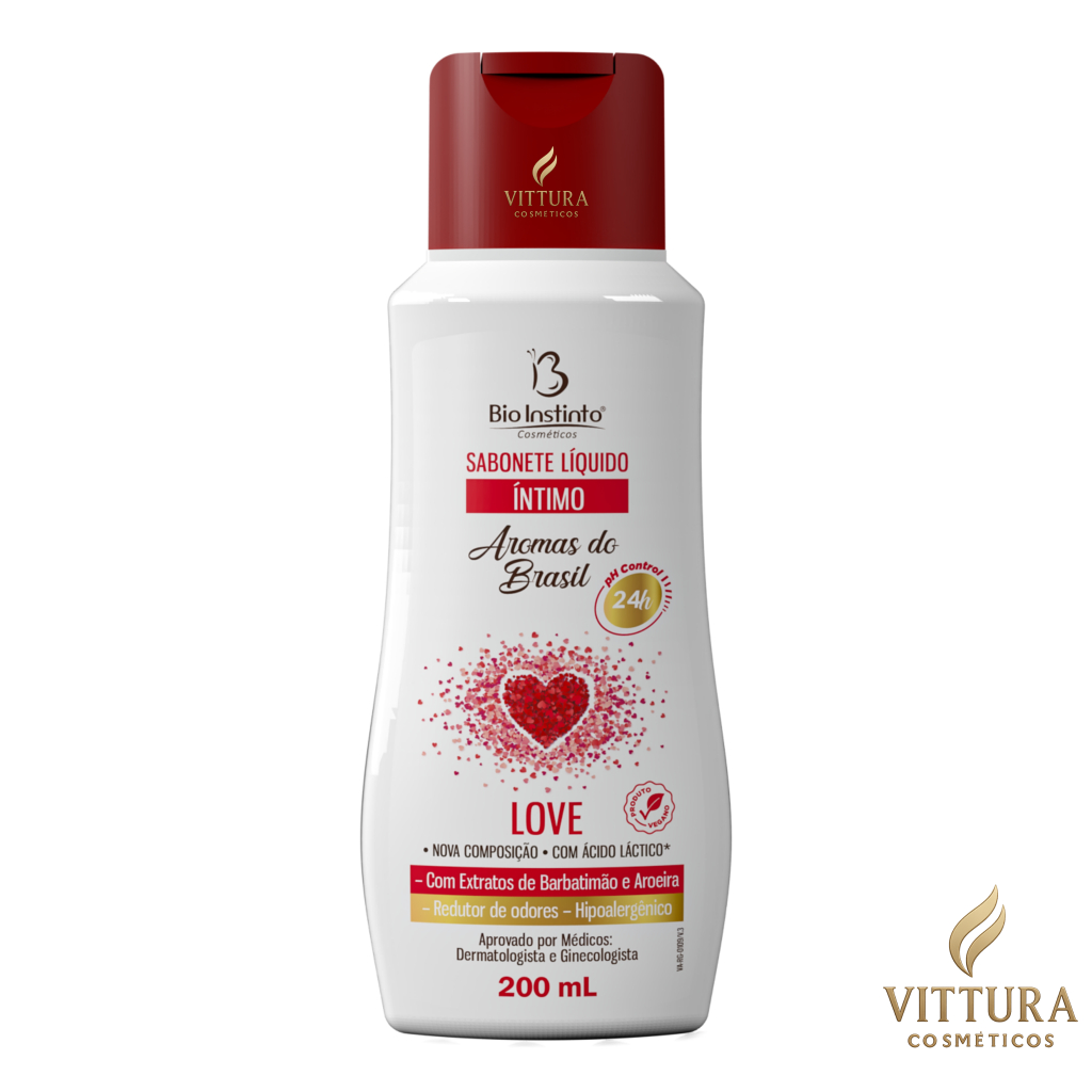 Sabonete Íntimo Feminino Love Bio Instinto – Aromas do Brasil 200ml