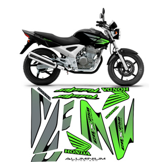 compativel kit de adesivos moto CBx 250 Twister 2008 / várias cores / vinil branco / twister 2008 prata holografico em Oferta na Shopee