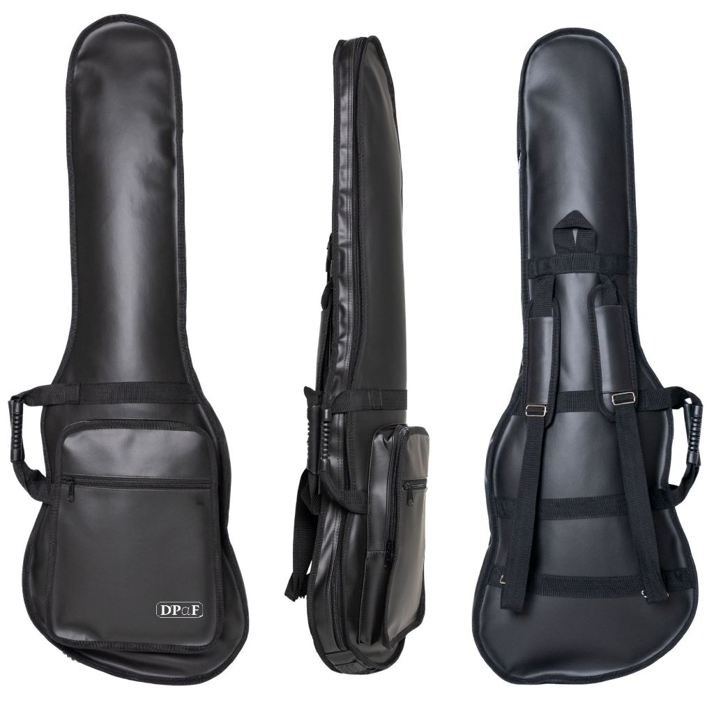 Capa Bag Contra baixo Super Luxo acolchoada couro sintético em Oferta na Shopee