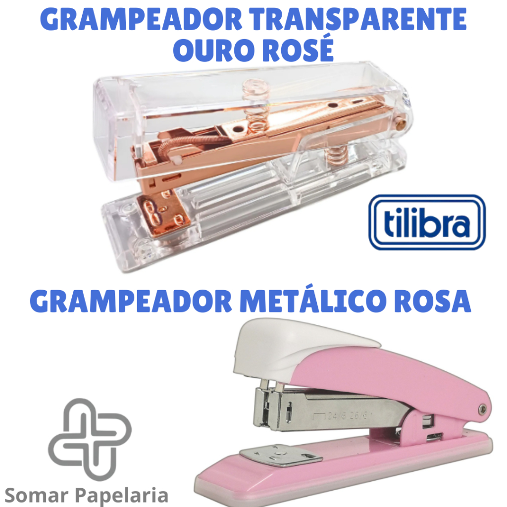 Grampeador de Mesa para 20 Folhas - Tilibra em Oferta na Shopee