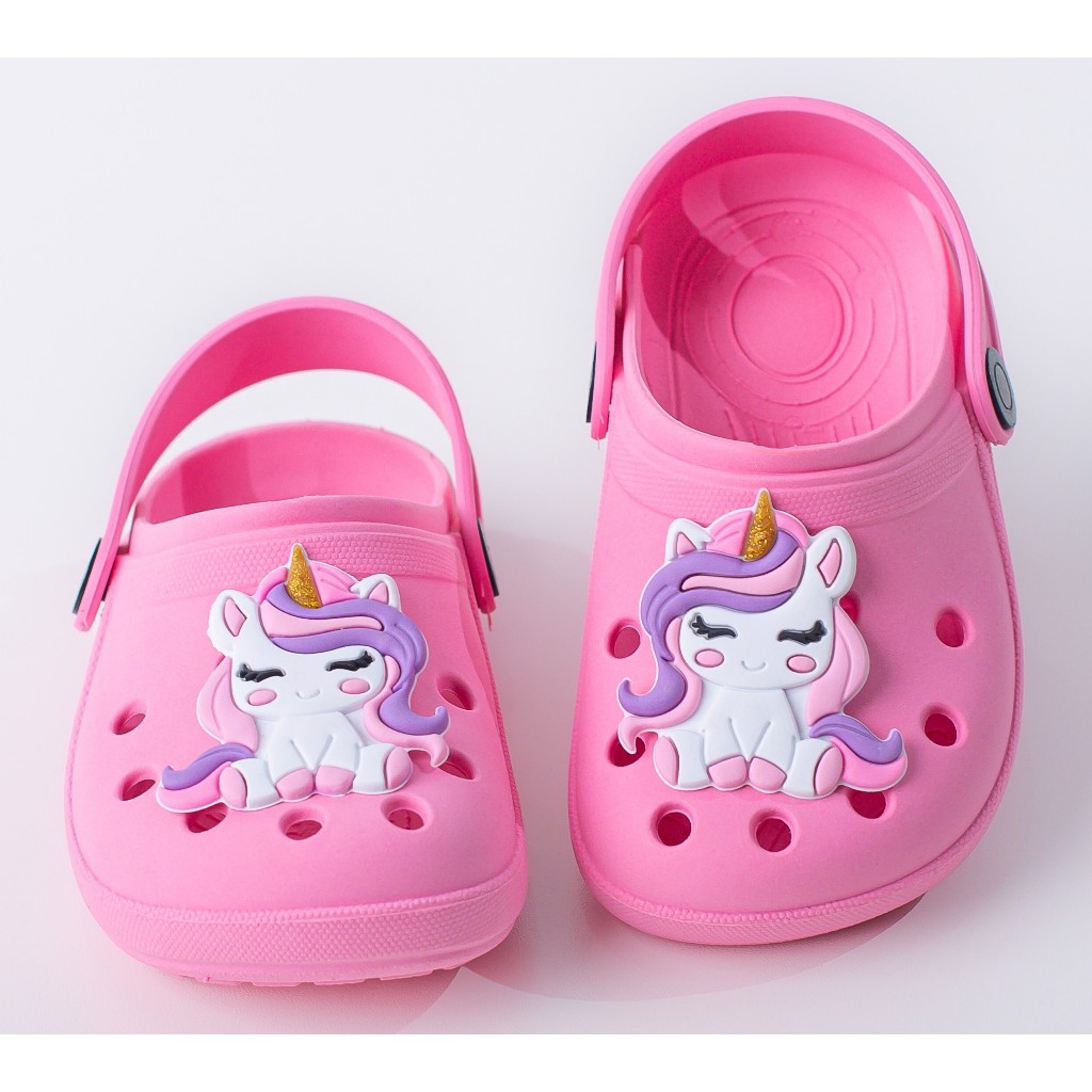 Sandalia Babuche Infantil Unicornio Fofo Confortavel Leve Solado Antiderrapante. em Oferta na Shopee