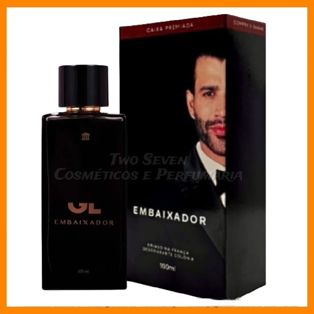 Perfume Gusttavo Lima Embaixador Deo Colônia 100ml - Masculino Original Lacrado (CAIXA PREMIADA) em Oferta na Shopee
