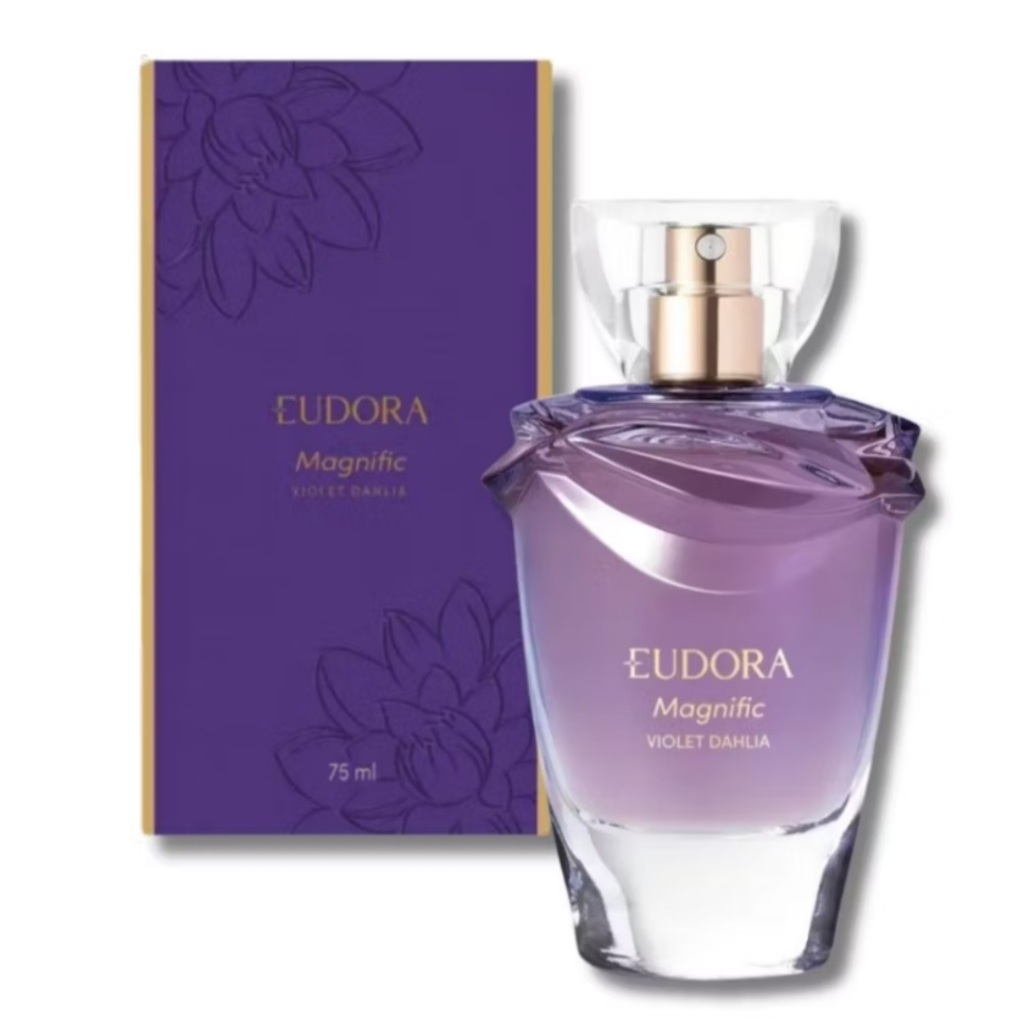 Perfume Magnific Eudora Eau de Parfum Feminino 75ml - Violet Dália, Rouge Camélia