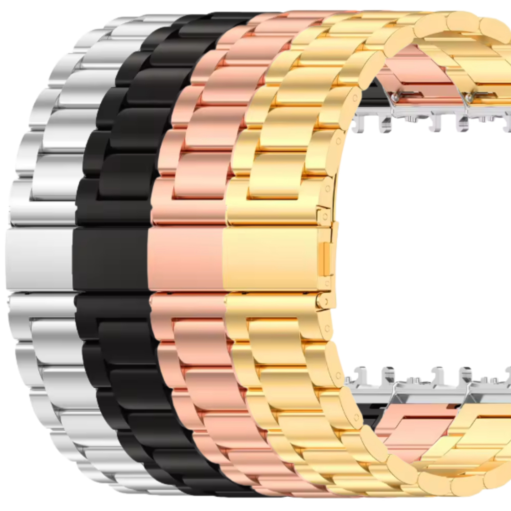 Pulseira 3 Elos Metal Compatível Com Samsung Galaxy Fit 3
