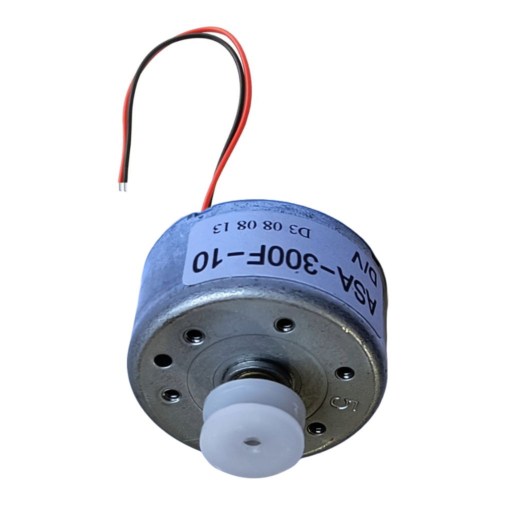 Mini Motor 3 a 9V DC com polia plástica diâmetro 8 mm para carrinhos e projetos DIY