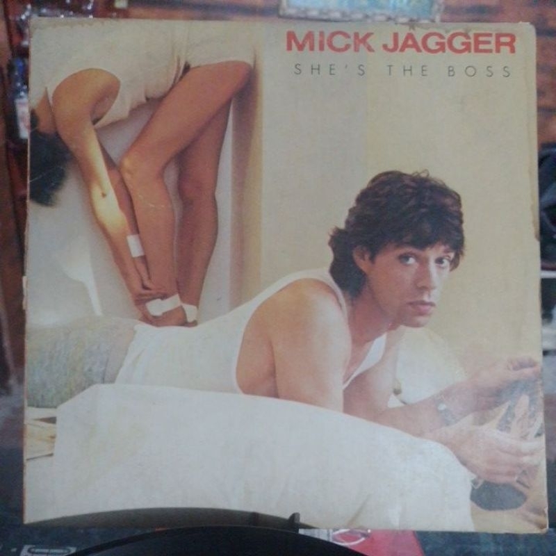 LP MICK JAGGER (SHE'S THE BOSS) 1985 com ENCARTE