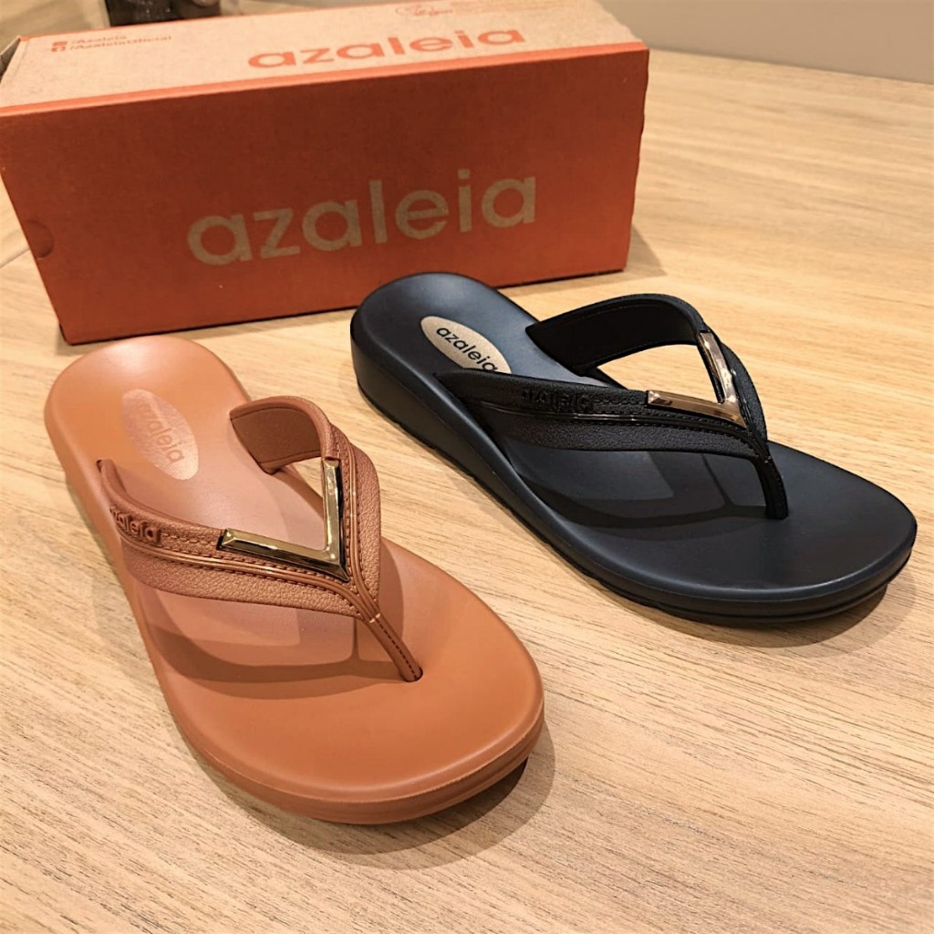 Tamanco Feminino Azaleia Salto Anabela Confortável Leve Sandália Cloe 19306
