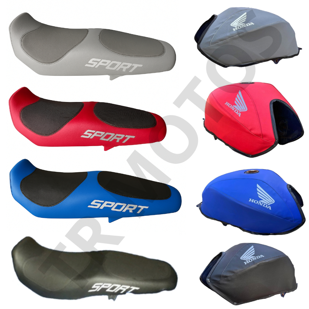 Capa Tanque + Capa Banco Esportiva Titan Fan 125/150 2009/10/11/12/13 Azul/Cinza/Preta/Verm